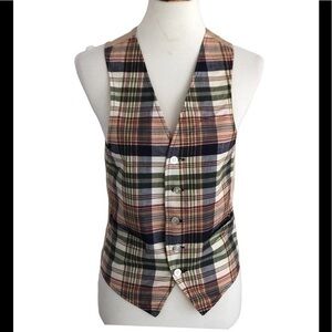 Women’s plaid vest